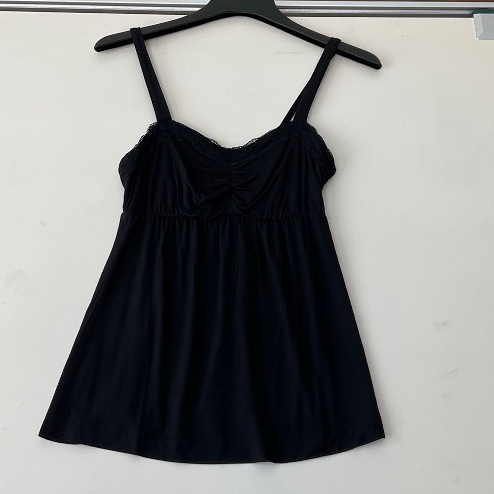 NWT Soma signature cool nights soft support cami sz S Black.